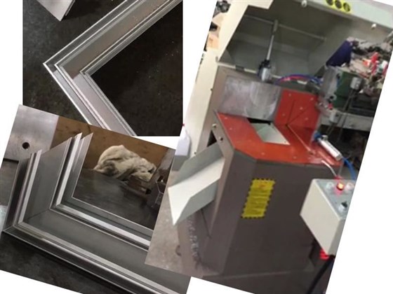 切鋁機切割45度角 切鋁機切割45度角